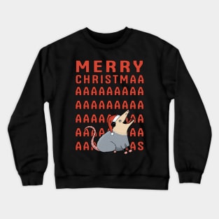 Opossum Christmas Crewneck Sweatshirt